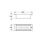 Set chiuveta din otel Grohe K700 31726SD0, inserție scurgătoare Grohe 40852SD0, 31368001, 40856SD0