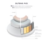 Set baterie de duș Oltens Molle 33100910, conexiune unghiulară cu mâner Oltens Hvita 39304910, 37102910, 37200910