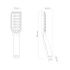 Set baterie de duș Oltens Hadsel 33006300, suport de duș Oltens Hald 37403300, 37200300, 37111300