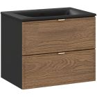 Set dulap Comad Talia Casella TALIA CASELLA 82-60-46-2S, lavoar Comad Sky SKY 1 BLACK MATT 60 DP ( E-8099-60 )