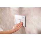 Set vas WC cu capac soft-close Hansgrohe EluPura Q 60293450, cadru încastrat Hansgrohe iFrame universal 01022180, 66001450