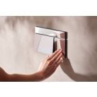 Set buton de spălare Hansgrohe Element E 66003000, vas WC Hansgrohe EluPura S 60193450, 01022180, 60148450