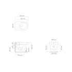 Set vas WC Oltens Hadsel 42043000, capac WC Oltens Hadsel 45118000