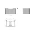 Set dulap Oltens Hamnes 60023060, blat Oltens Hamnes 63013000