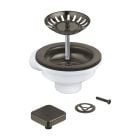 Set chiuvetă din granit Grohe K700 31651AP0, baterie bucătărie Grohe Minta 32321AL2, 40400AL0
