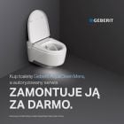 Set toaletă cu spălare Geberit AquaClean Mera Classic 146.200.21.1, cadru încastrat Geberit Duofix 111.320.00.6