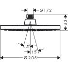 Set comutator cu patru căi montat încastrat Hansgrohe Quattro 15930180, baterie de duș Hansgrohe Vernis Blend 71663000, 15932000, 26888000, 26277000, 71420000, 27809000, 28272000, 26340000