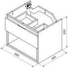 Set corp dulap Excellent Tuto 2.0 MLEX.2171.800.BKBL, lavoar Excellent Pik CEEX.6517.800.WH, MLEX.2151.800.02.BK