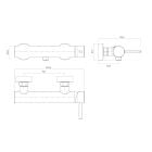 Set baterie de duș Oltens Molle 33010100, bară de duș Oltens Alling 37300100, 37102100, 37200100