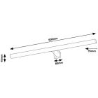 Set oglindă Dubiel Vitrum Luis 5905241012841, lampă de perete Rabalux Oliro 75052