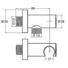 Set baterie cadă-duș Kludi Bozz 38759N576, cap de duș Kludi A-QA 64325N5-00, 66514N5-00, 88022, 39120N5-00, 61071N5-00, 60547N5-00