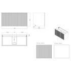 Set dulap Oltens Lun 60034060, lavoar Oltens Kalla 40208900