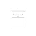 Set dulap Oltens Lun 60027300, blat Oltens Lun 63024060