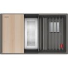 Set chiuvetă din granit Franke Kanon 125.0749.678, baterie bucătărie Franke Lina 115.0626.057