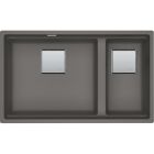 Set chiuvetă din granit Franke Kanon 125.0749.678, baterie bucătărie Franke Lina 115.0626.057