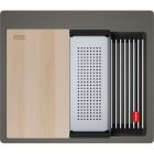 Set chiuvetă din granit Franke Kanon 114.0749.633, baterie bucătărie Franke Lina 115.0693.229