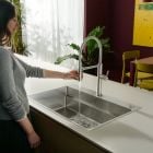 Set chiuveta din otel Franke Box 127.0749.857, baterie bucătărie Franke Smart Glenda 115.0747.475