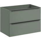 Set dulap Comad Sombra Green SOMBRA GREEN 82-80-46-2S, lavoar Comad Sky SKY 1 BLACK MATT 80 DP ( E-8099-80 ), NIAGARA UM 03 BLACK 86001B
