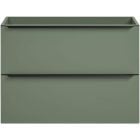 Set dulap Comad Sombra Green SOMBRA GREEN 82-80-46-2S, lavoar Comad Sky SKY 1 BLACK MATT 80 DP ( E-8099-80 ), NIAGARA UM 03 BLACK 86001B