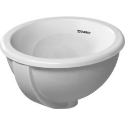 Duravit Bali lavoar 33.5x33.5 cm rotund încastrat alb 0473340031