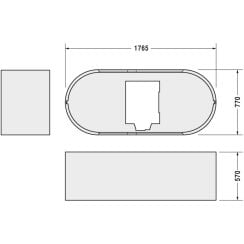 Duravit carcasa pentru cadă 790414000000000