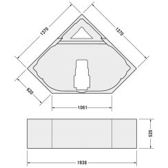 Duravit D-Code carcasa pentru cadă 790476000000000