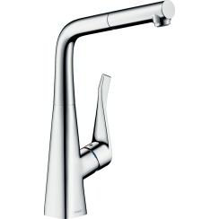 Hansgrohe Metris baterie bucătărie pe picior crom 14821000