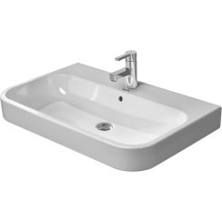 Duravit Happy D.2 lavoar 80x50.5 cm semicircular mobilier alb 2318800000