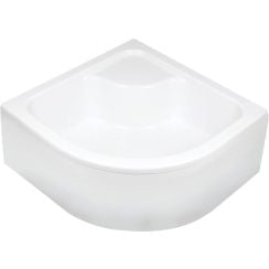 Deante Deep cădiță de duș semirotundă 80x80 cm alb KTD_042B