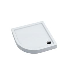 Schedpol Competia cădiță de duș semirotundă x90 cm alb 3.0164