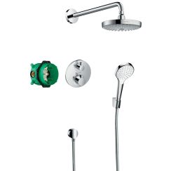 Hansgrohe Croma set de duș ascuns cu termostat crom 27295000