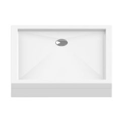 New Trendy Cantare cădiță de duș pătrată 80x80 cm alb B-0321