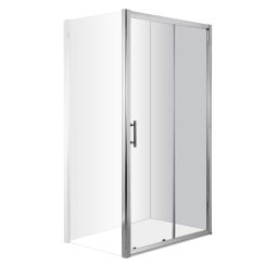 Deante Cynia uși de duș 140 cm culisantă crom luciu/sticlă transparentă KTC_014P