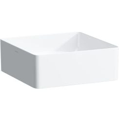 Laufen Living Square lavoar 36x36 cm pătrat de blat alb luciu H8114330001121