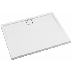 Schedpol Omega cădiță de duș dreptunghiulară 110x80 cm alb 3.0461