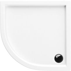 Schedpol Caspar cădiță de duș semirotundă x90 cm alb 3.264