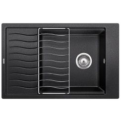 Blanco Elon XL 6 S chiuvetă din granit 78x50 cm negru 518745