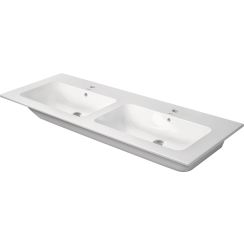 Duravit ME by Starck lavoar 130x49 cm dreptunghiular clasică-mobilier-dublă alb 2336130000