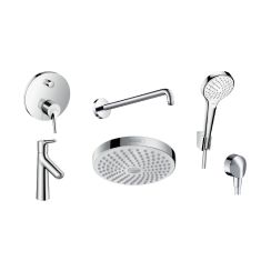 Set cap de duș Hansgrohe Select 26522400, baterie cadă-duș Hansgrohe Talis S 72405000, 72021000, 27413000, 26421400, 27454000