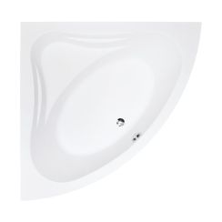 Besco Mia cadă de colț 120x120 cm partea stângă alb #WAM-120-NS