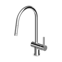 Zucchetti Pan baterie bucătărie pe picior negru ZP6285.N1
