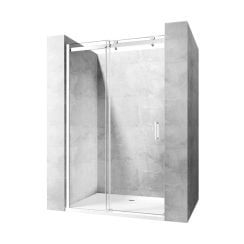 Rea Nixon-2 uși de duș 140 cm culisantă crom luciu/sticlă transparentă REA-K5006