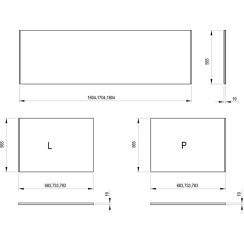 Ravak City carcasa pentru cadă X000001066