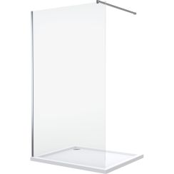 Oltens Vida perete de duș 120 cm crom luciu/sticla transparentă 22004100