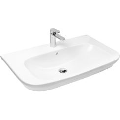 Oltens Gulfoss lavoar 80x46 cm semicircular alb 41402000