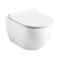 Set vas WC Ravak Chrome X01535, capac WC Ravak Chrome X01550