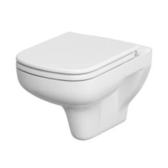 Cersanit Colour vas wc cu capac soft-close agăţat da alb K701-042