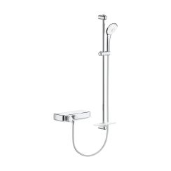Grohe Grohtherm SmartControl set de duș perete cu termostat StarLight Chrome 34721000