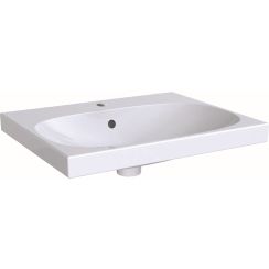 Geberit Acanto lavoar 65x48.2 cm dreptunghiular clasică-mobilier alb 500.621.01.2