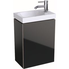 Geberit Acanto dulap 40x24.5x53.5 cm dulap atârnat sub chiuvetă negru 500.607.16.1